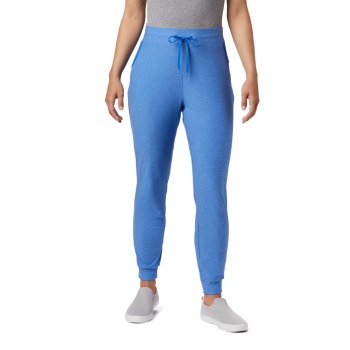 Columbia PFG Slack Water Knit Jogger, Pantalones Azules Para Mujer | 369820-MSJ